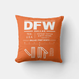 Almofada Aeroporto Internacional de Dallas Fort Worth DFW