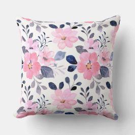 Almofada Aesthetic Floral Throw Pillow