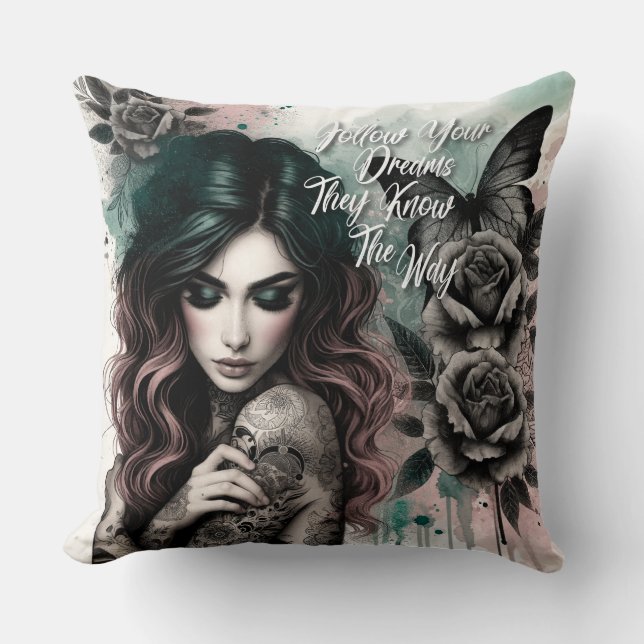 Almofada Afirmação Diária Feminina (Frente)