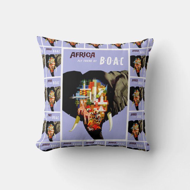 Almofada África - Voar Lá (Frente)