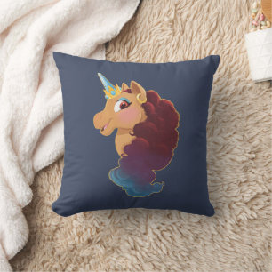 Almofada Afro Unicorn Divine o Unicórnio