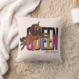 Almofada Afro Unicorn Queen Design