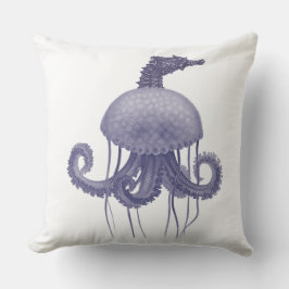 ALMOFADA ÁGUA-VIVA CAVALO-MARINHO AZUL