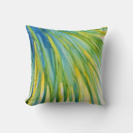 Almofada Aguarela abstrata da palmeira