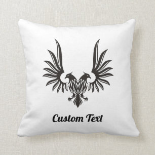 Almofada Águia com duas Cabeças Travesseiro decorativo