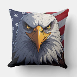 Almofada Águia da Liberdade para Americanos Orgulhosos