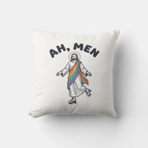 Almofada Ah Homens Patinação de Roda Fé Design Vetorial_1