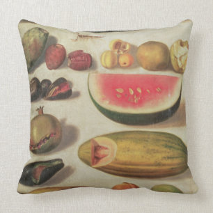 Almofada Ainda vida com fruta e sapo