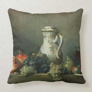 Almofada Ainda vida com uvas e romã, 1763 (óleo
