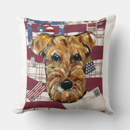 ALMOFADA AIREDALE TERRIERS