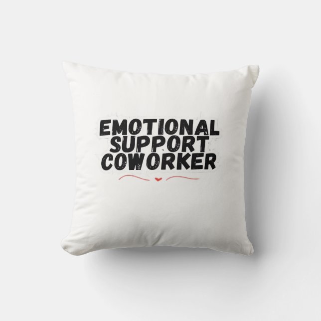 Almofada Ajuda emocional Colega de trabalho relaxa e sofist (Frente)