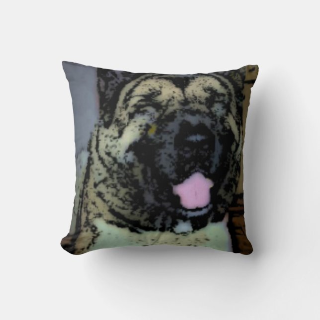 Almofada Akita de sorriso (Frente)