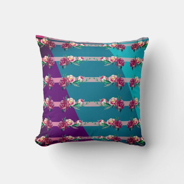 Almofada Alça de Flores e Linhas (Frente)