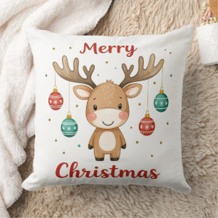 Almofada Alce de Bulbo de Natal