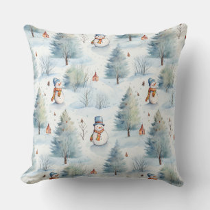Almofada Aldeia Snowman: Marcha das Maravilhas Cozy Winter