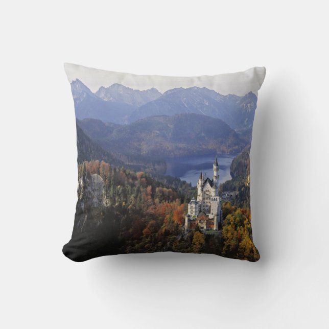 Almofada Alemanha, Baviera, Castelo de Neuschwanstein. (Frente)
