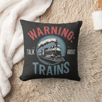 Almofada Alerta de Entusiasta de Trem