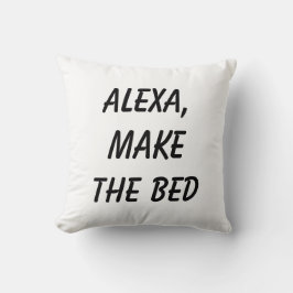 Almofada Alexa, faça a cama