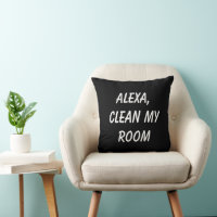 Alexa, limpe meu quarto, faça minha cama em preto