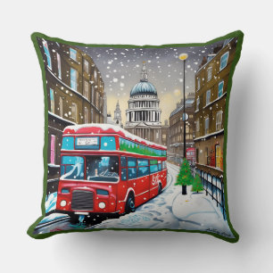 Almofada Algodão Grande 50x50 Cushion - Natal - Londres