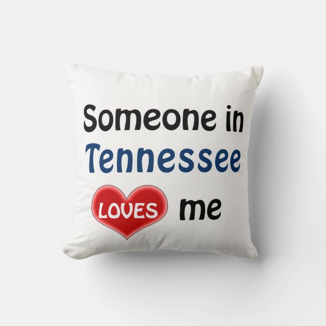 Almofada Alguém no Tennessee me ama (Frente)