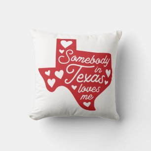 Almofada Alguém no Texas me ama