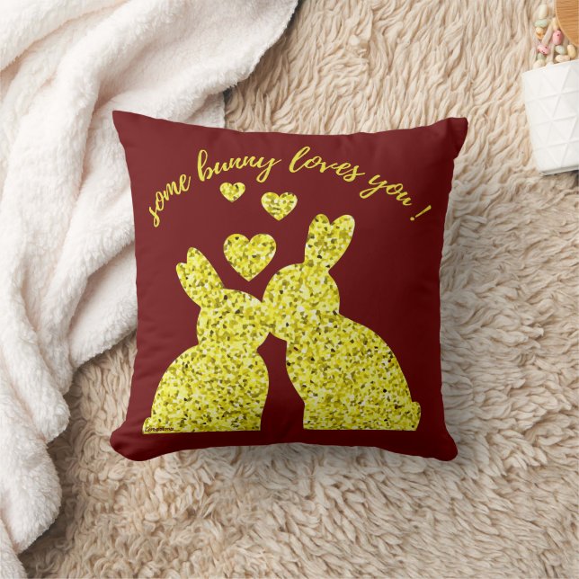 ALMOFADA ALGUNS BUNNY TE AMA (Cobertor)