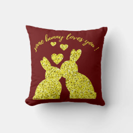 ALMOFADA ALGUNS BUNNY TE AMA