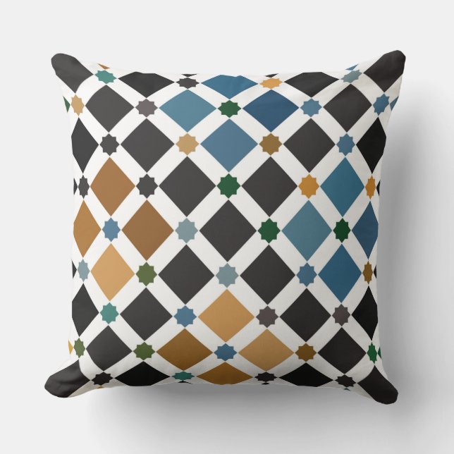 Almofada Alhambra Baby Pillow – Soft Geometric Square Patte (Frente)