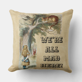 Almofada Alice - Gato de Cheshire 1890 - ESTAMOS TODOS LOUC
