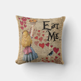 Almofada Alice no país das maravilhas come-me muffin