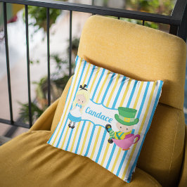 Almofada Alice no País das Maravilhas Crianças Cuecas Monog