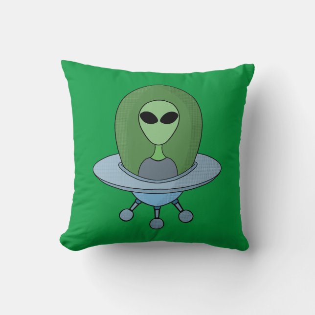 Almofada Alienígena em sua nave espacial (Frente)