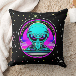 Almofada Alienígena Extraterrestre Voando um OVNI