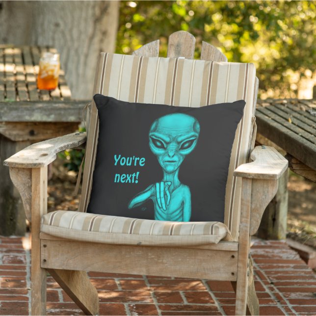 Almofada Alienígena ruim, você é a próxima! (Cadeira)