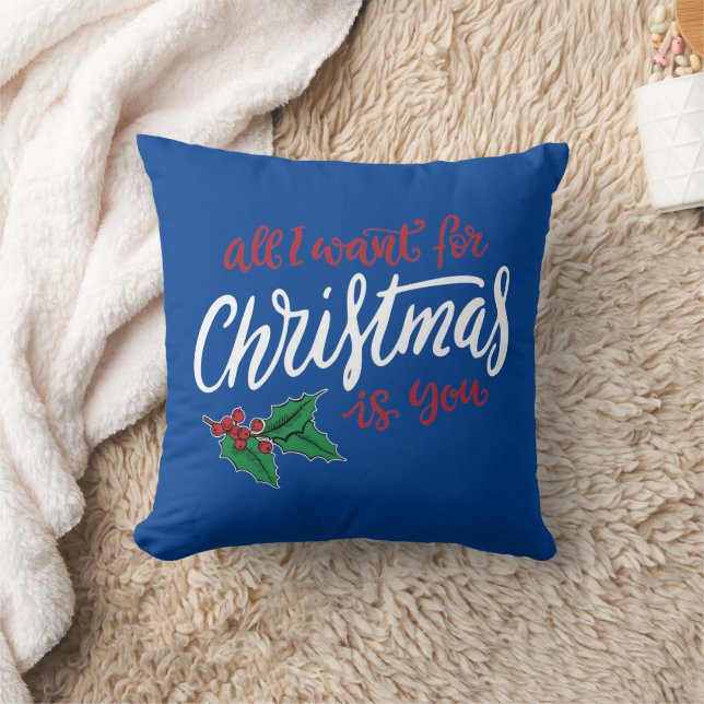 Almofada All I want for Christmas (Cobertor)