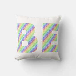 Almofada Allow Yourself To Be Rainbow Throw Pillow