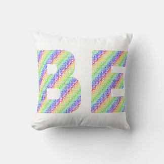 Almofada Allow Yourself To Be Rainbow Throw Pillow