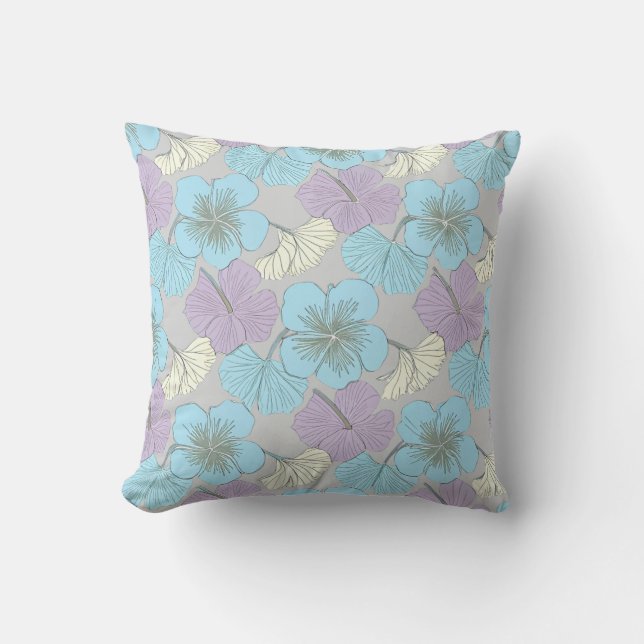 Almofada “Almofada de Arremesso Floral Pastel (Frente)