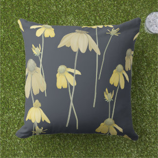 Almofada "Almofada Exterior de Coneflower Elegante"
