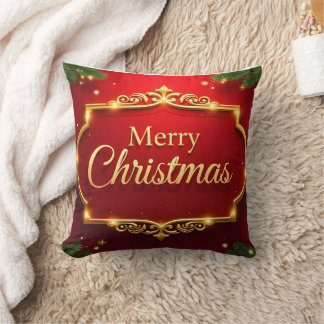 Almofada “Almofada Vermelha de Natal – Festa de Natal