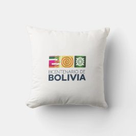 Almofada Almohada bicentenário da Bolívia