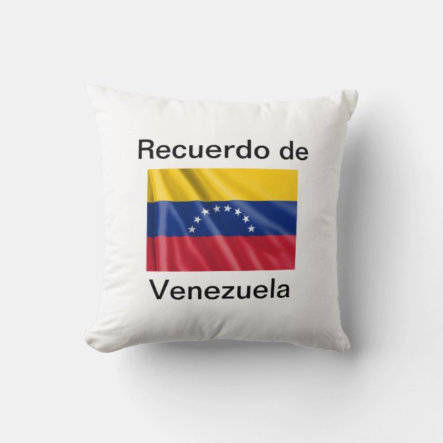 Almofada Almohada recuerdo de Venezuela (Frente)