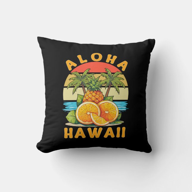 Almofada Aloha Hawaii Pineapple (Frente)