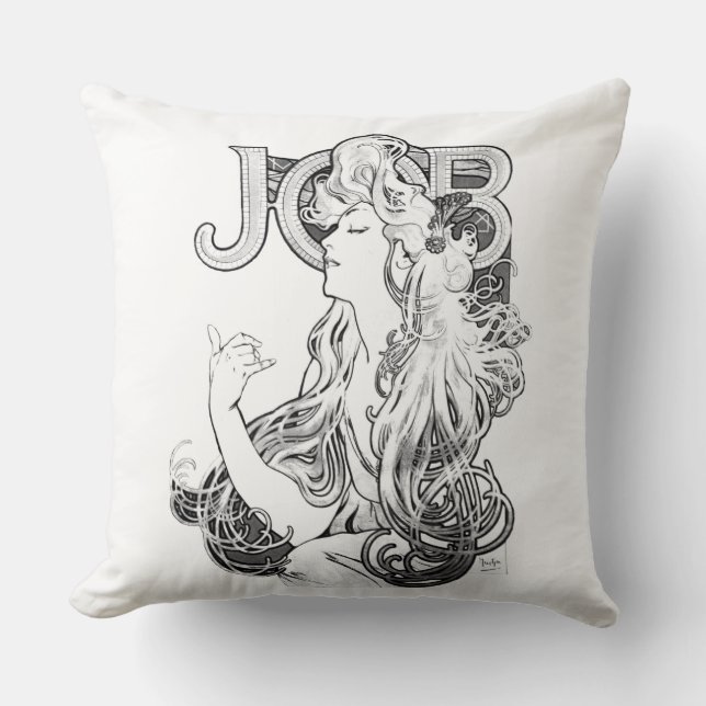 Almofada Alphonse Mucha JOB ISOGS (Frente)