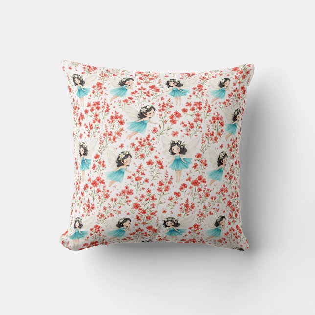 Almofada Altami Cute Floral Girl Pillow – Decoração de Berç (Frente)