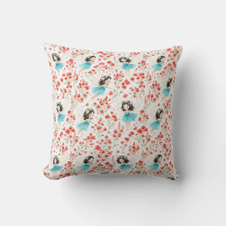 Almofada Altami Cute Floral Girl Pillow – Kids Nursery Deco