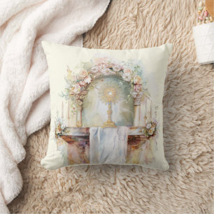 Almofada Altar - Adoração Eucarística da Aquarela Católica