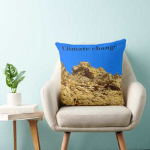 Almofada Alterações climáticas cuidam do ambiente