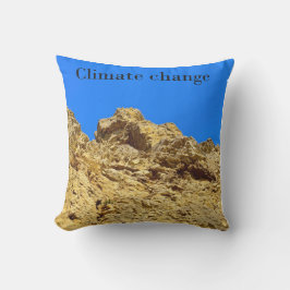 Almofada Alterações climáticas cuidam do ambiente